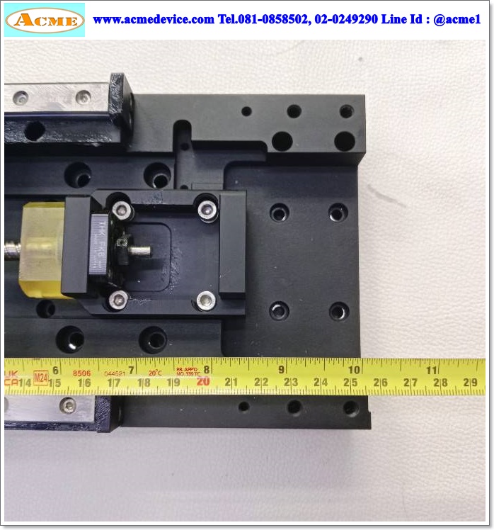 แกนสำเร็จรูป Ball Screw THK รุ่น FK6, ขนาด 155 mm. x 255 mm., Stroke 55 mm., เพลาโต 8 mm., Pit 10 mm.