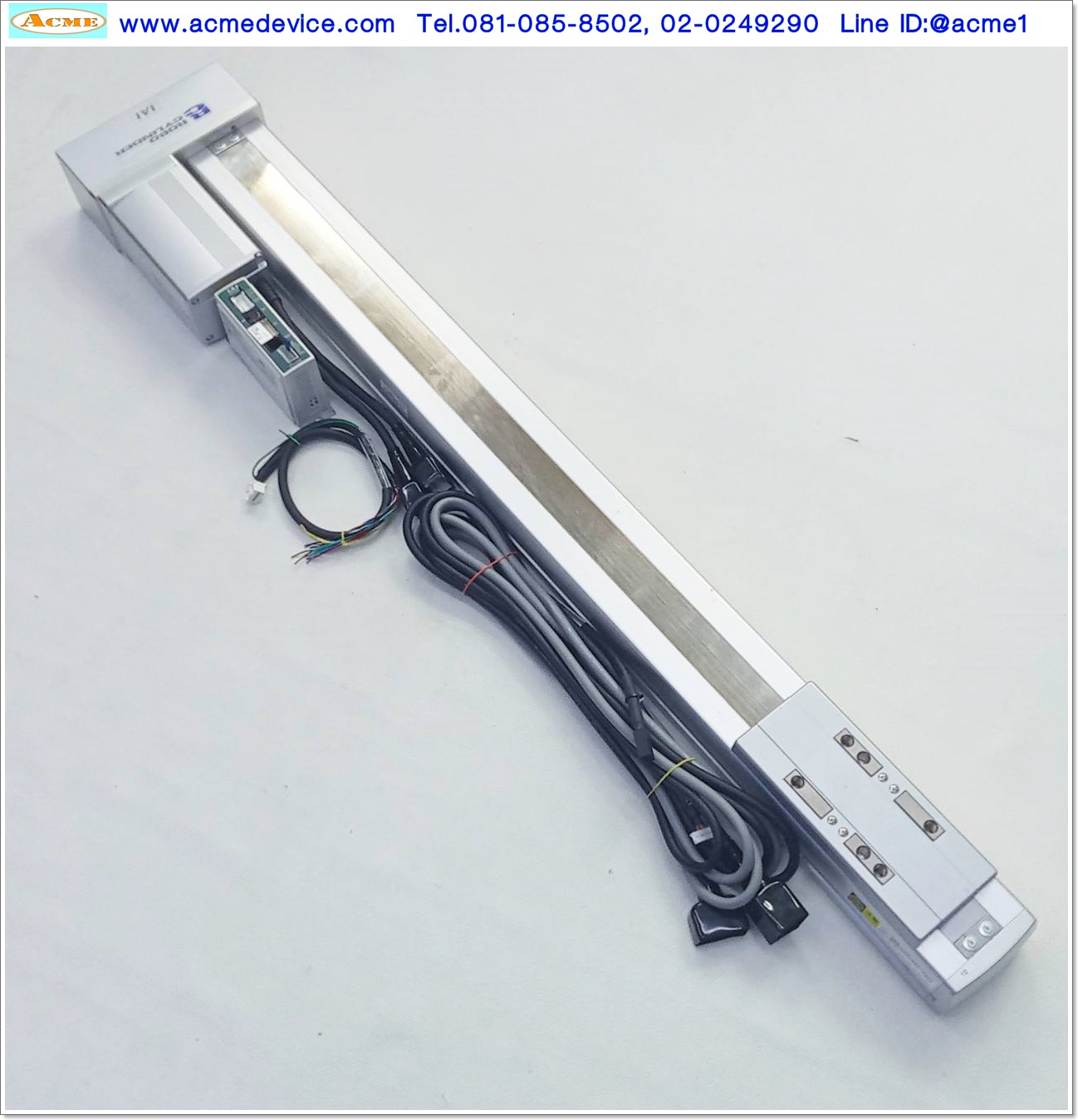 Slider IAI Drive รุ่น PCON-PL-56PI-NP-2-0 & RCP2-SS8R-I-56P-20-650-PI-S-MR-NM, Stroke 650 mm., Pulse-train Input