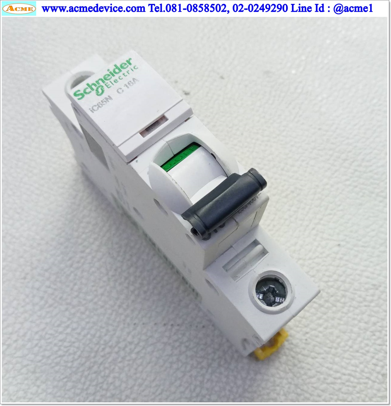 Breaker 1P Schneider รุ่น iC65N C 16A