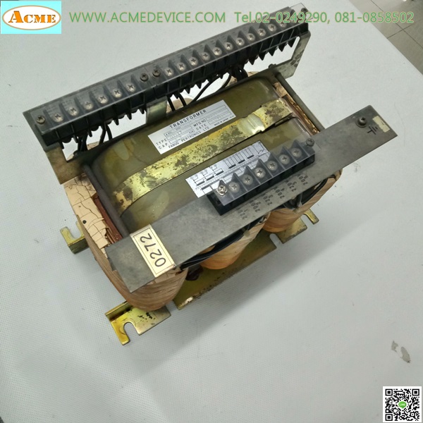 Transformer Fanuc รุ่น A80L-0001-0272-02, 220/185V, 2.5kVA