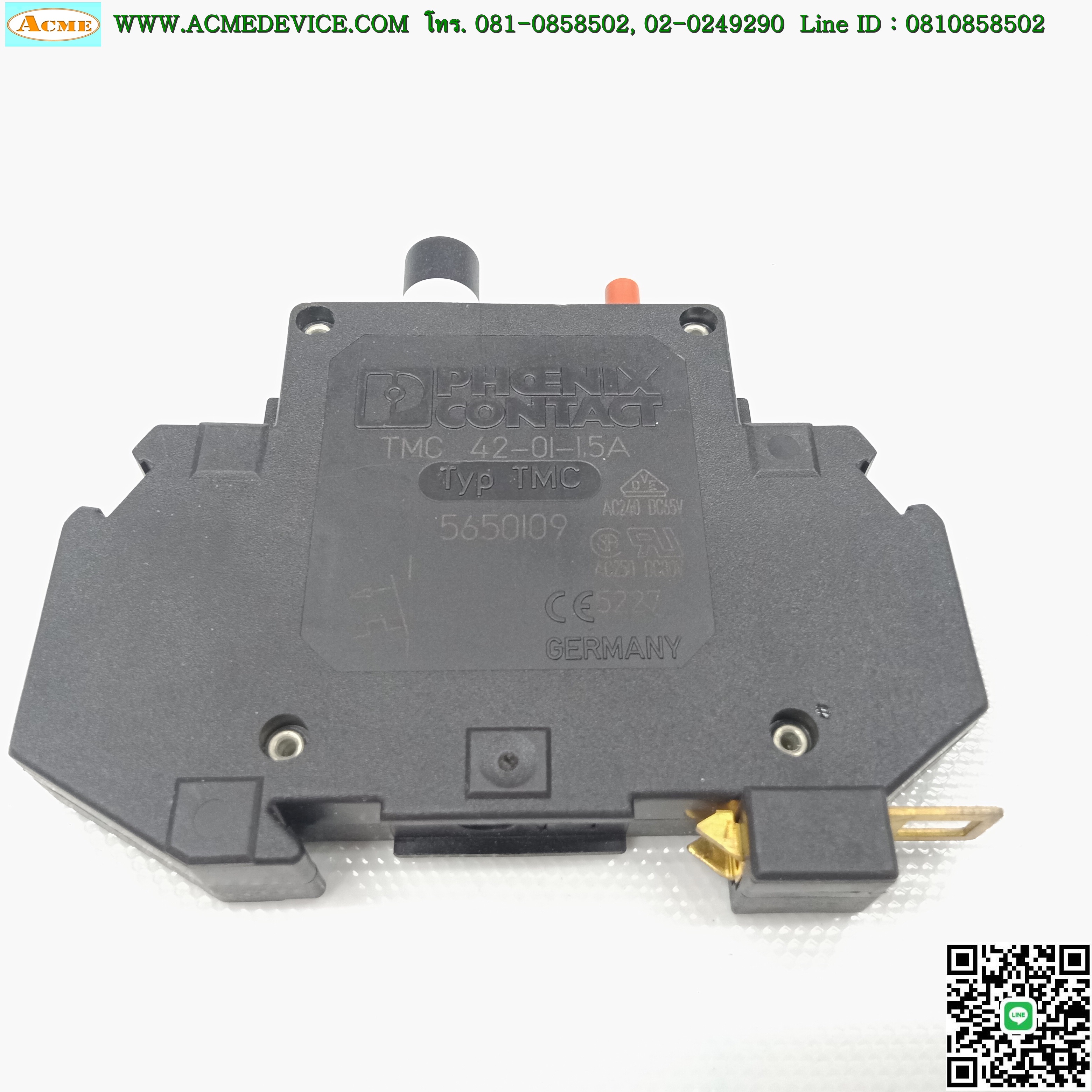 Breaker 1P Phoenix Contact รุ่น TMC42-01-1.5A, 1.5A