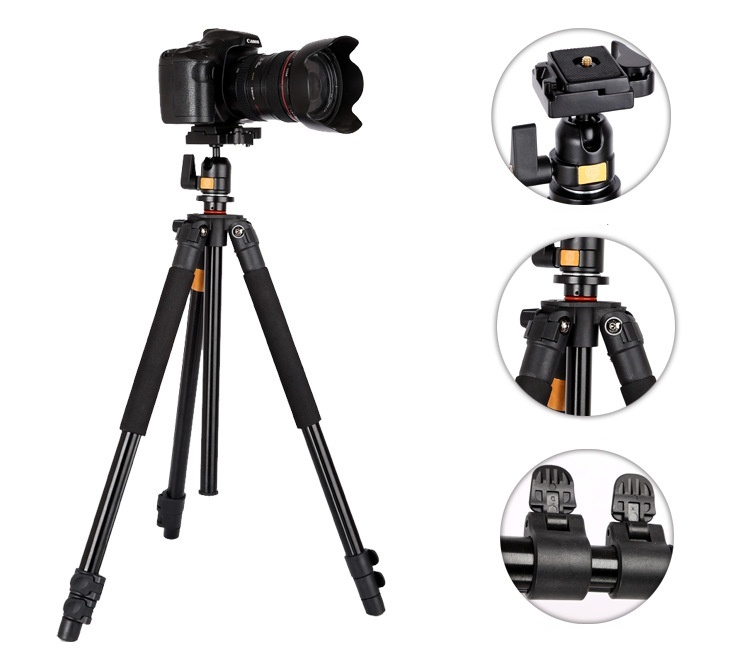 [ของแท้ ออกใบกำกับภาษีได้] QZSD Tripod ขาตั้งกล้อง พร้อมหัวบอล รุ่น Q-308 ราคาถูก