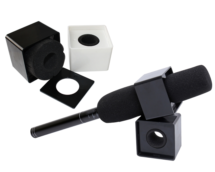 Microphone Logo Square เพลทติดโลโก้ แบบสี่เหลี่ยม ราคาถูก