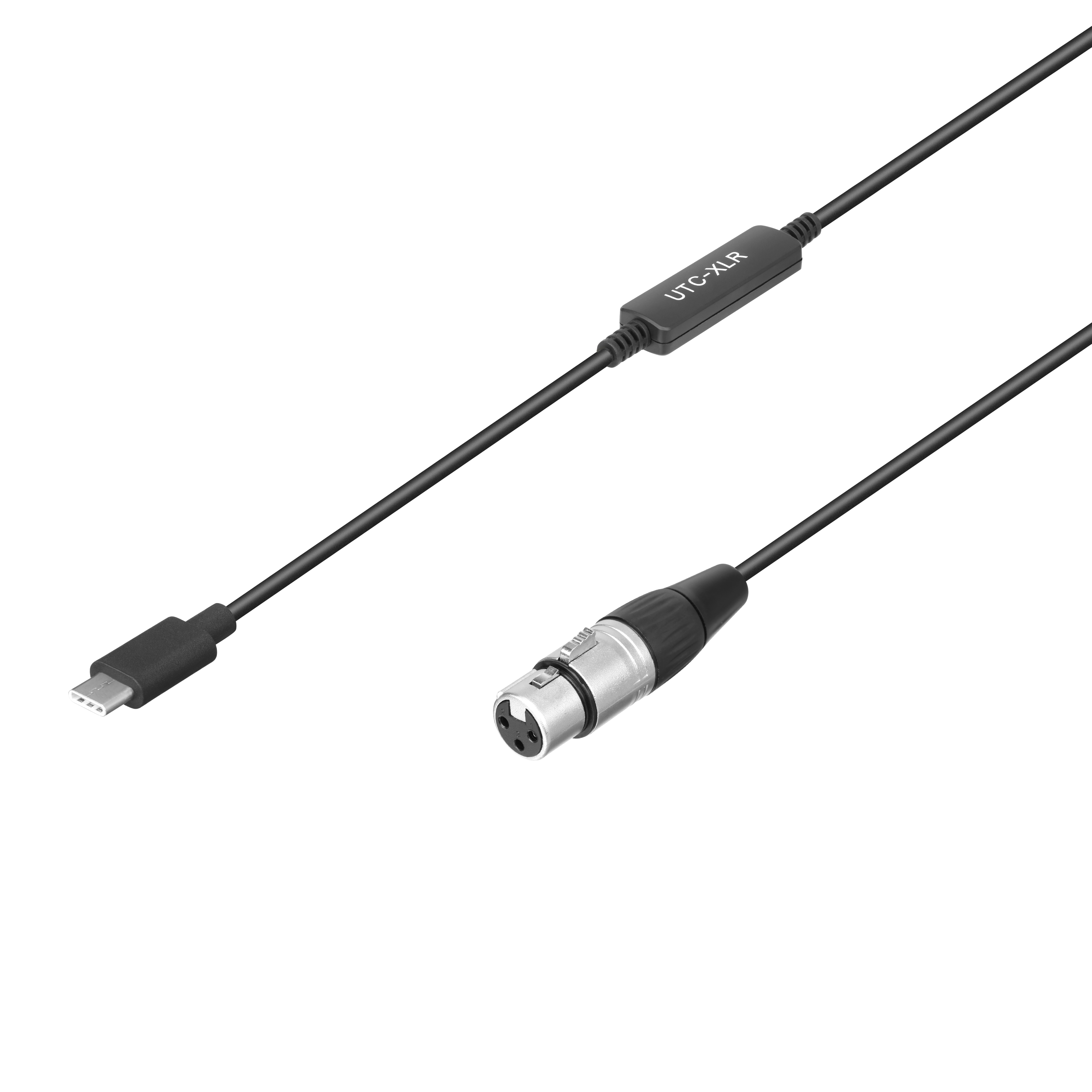 Saramonic UTC-XLR XLR (Female) Microphone Connector to USB Type-C Audio Cable Smartphone Adapter for Type-C Devices รับประกันศูนย์ไทย 1 ปี