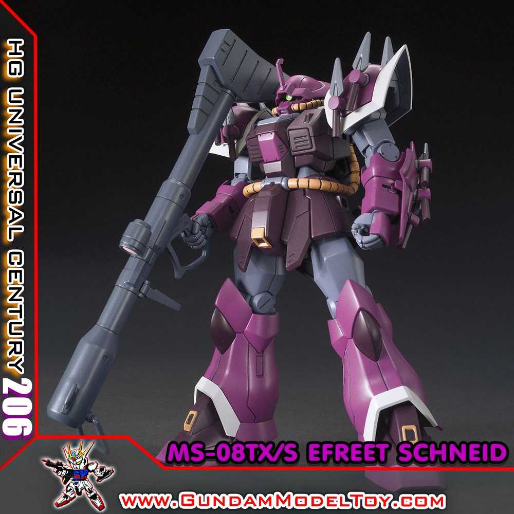 BANDAI HG 1/144 EFREET SCHNEID โมเดล กันดั้ม กันพลา PS TOYLAND HGUC