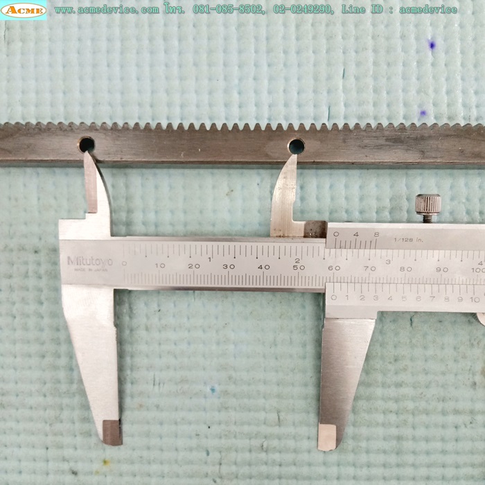 เฟืองสะพาน 256 ฟัน, ขนาดกว้าง 10 mm.x 805 mm. & เฟือง 30 ฟัน, ขนาดเพลา 15 mm., โต 48 mm.