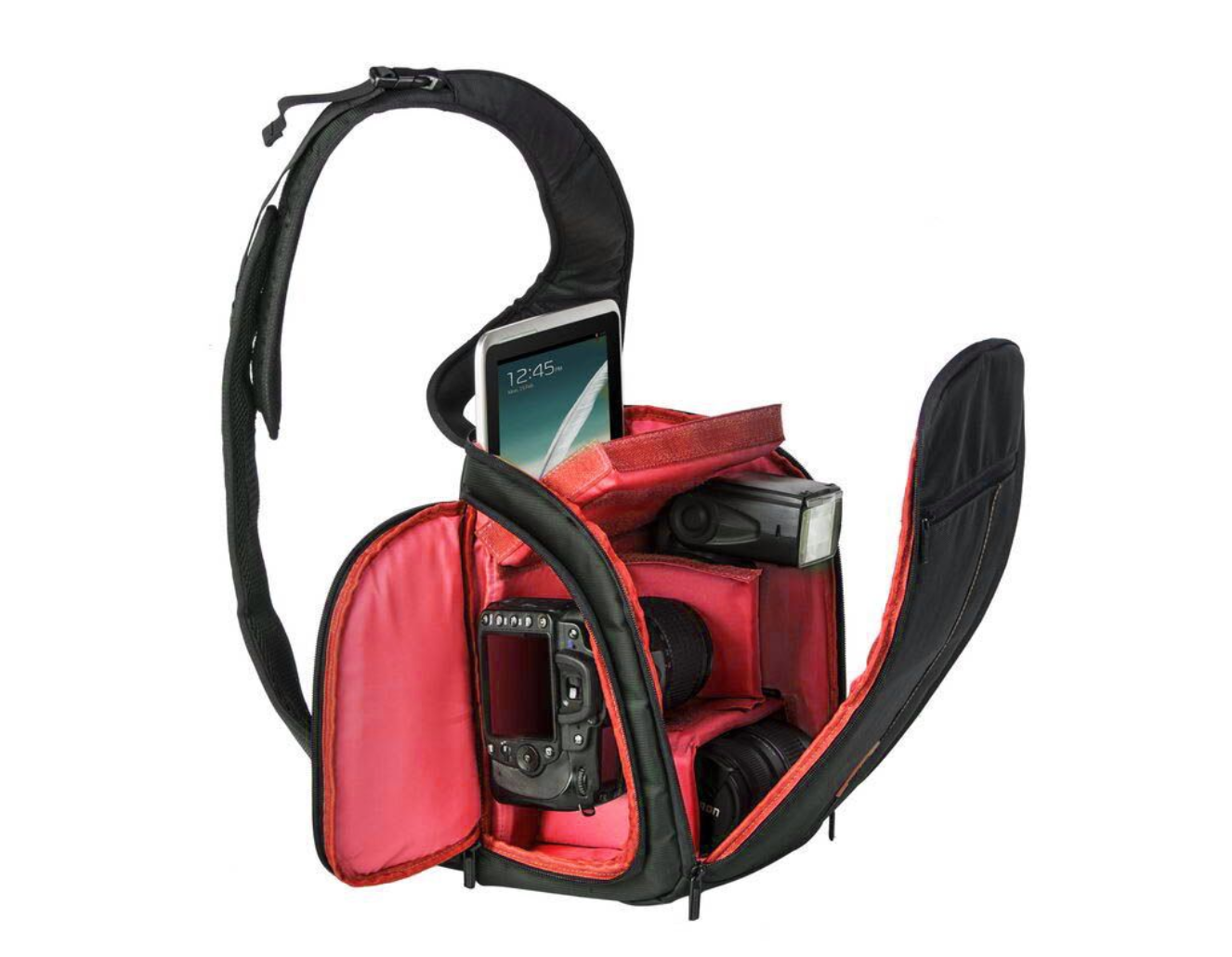 กระเป๋ากล้องยี่ห้อ IDM รุ่น DL-B201 สำหรับใส่กล้องและเลนส์ ราคาถูก