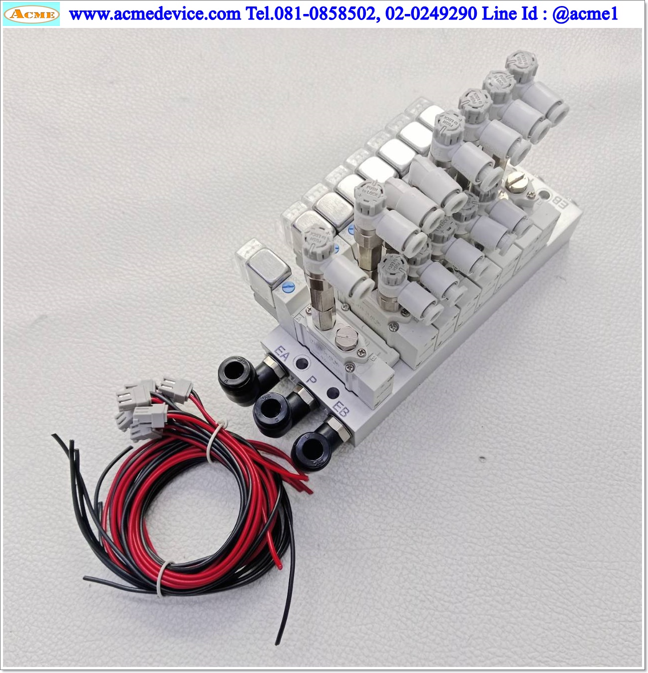 Solenoid Valve SMC รุ่น SY3120-5LZD-M5 (8), Coil 24 Vdc