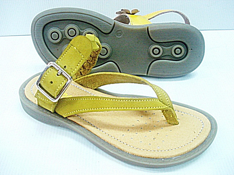 leather sandal without backstrap (kids)