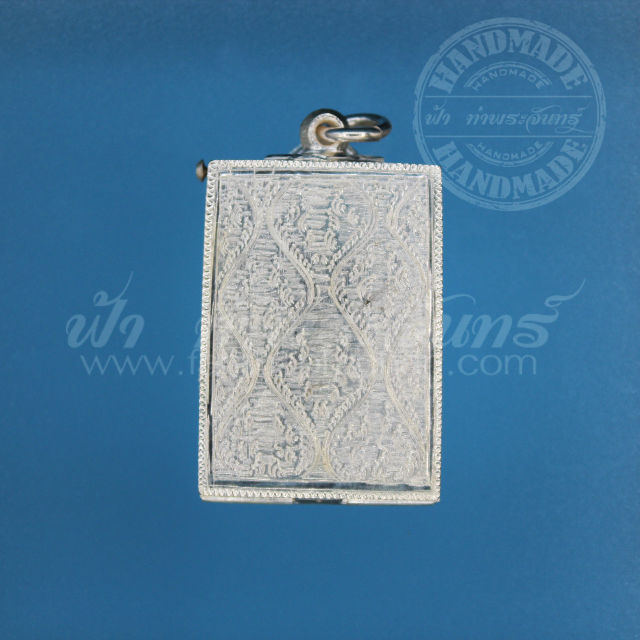 ตลับสมเด็จ ปิดหลัง เงินแกะลาย 92.5%