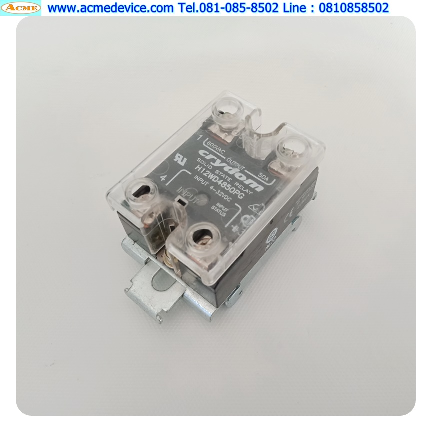 Solid State Relay CRYDOM รุุ่น H12WD4850PG, Input 4 to 32 Vdc, Output 600Vac 50A