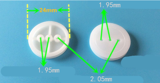 ลัอพลาสติกพร้อมขอบยางขนาด 27 ม.ม.