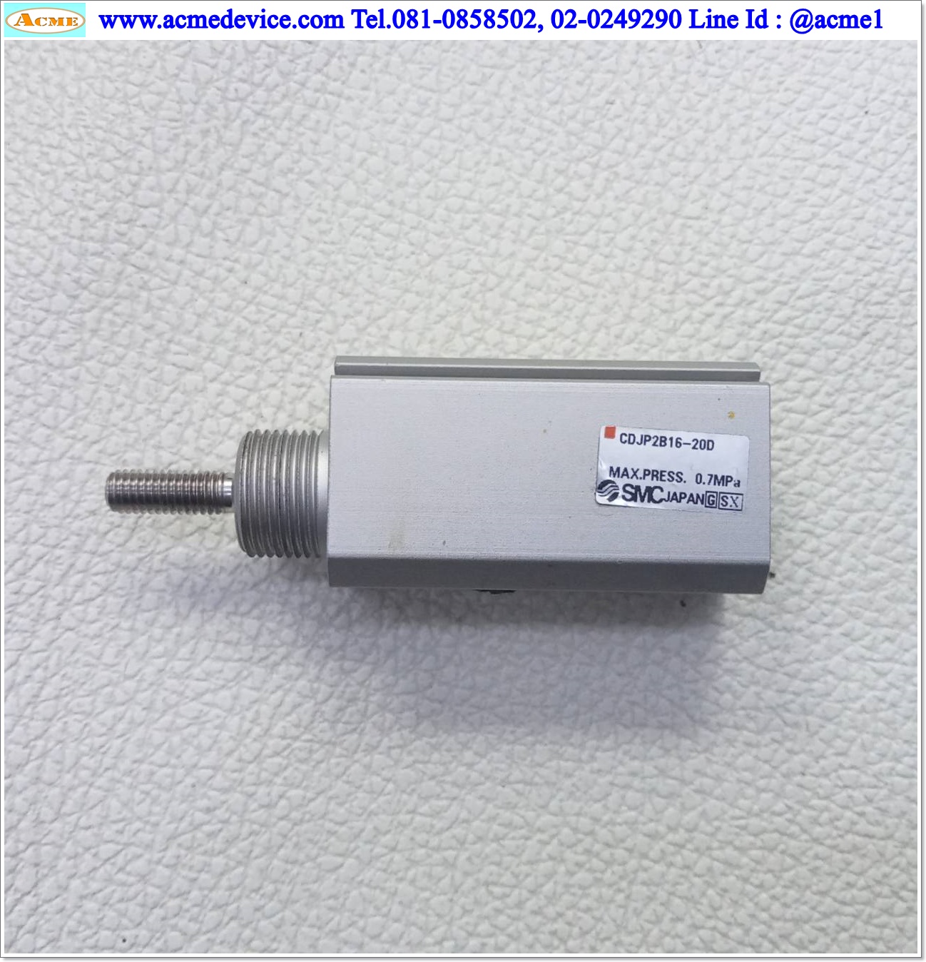 Air Cylinder SMC รุ่น CDJP2B16-20D, Bore 16 mm., Stroke 20 mm.