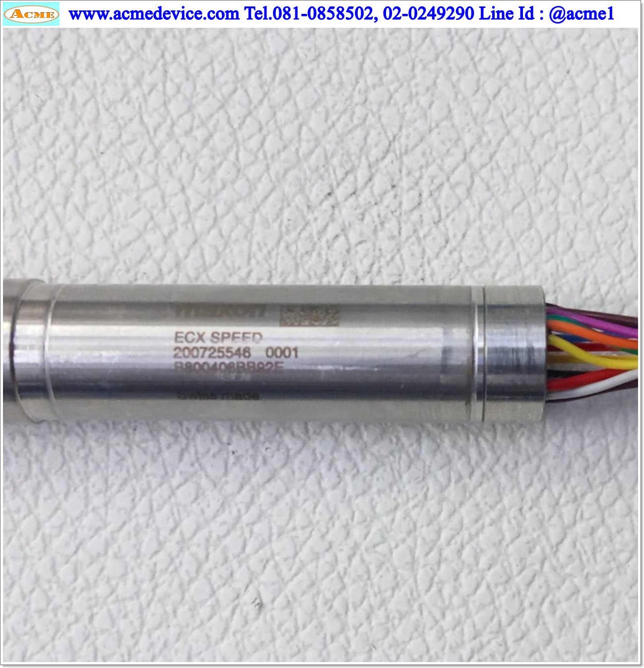 Brushless DC Motor Maxon รุ่น ECX Speed, B7B8F4F10AA2 + Gear Head 200264125, 1024P/R, Ratio 15:1(ประมาณ)