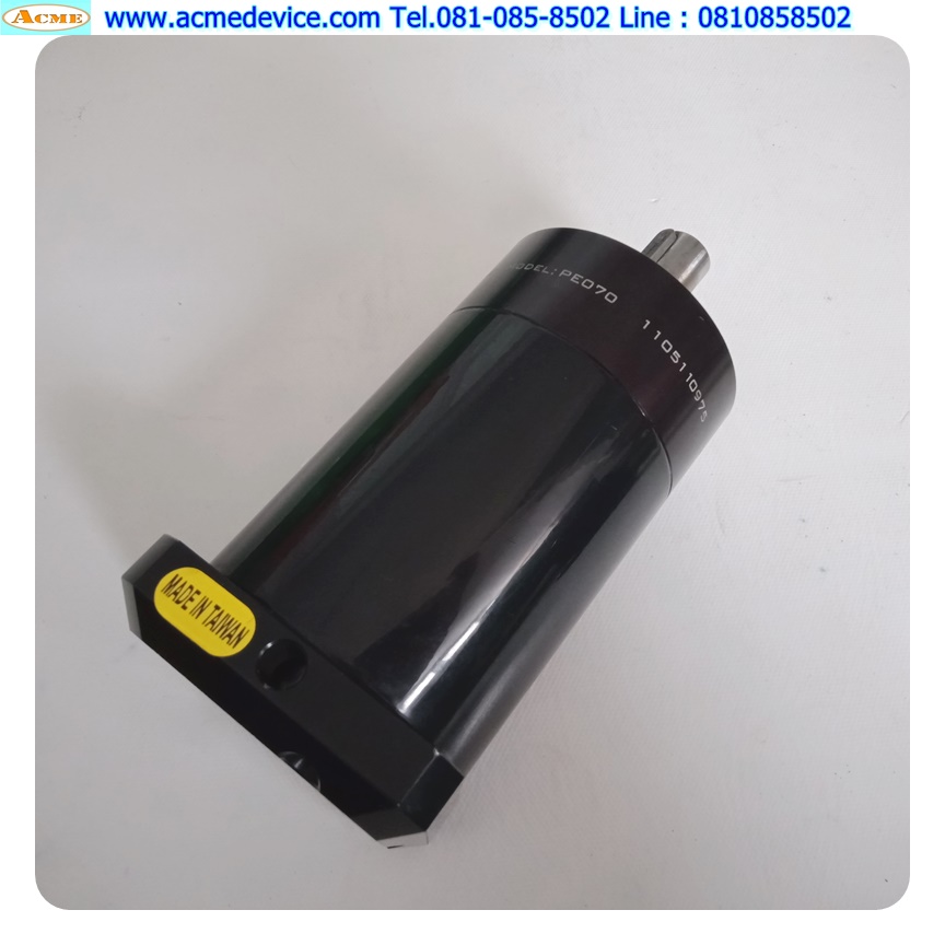 Gear Head APEX รุ่น PE070, Ratio 30:1 (เพลาเข้า 8 mm., ออก 17 mm.), for Stepping □ 57x57 ∅ 38
