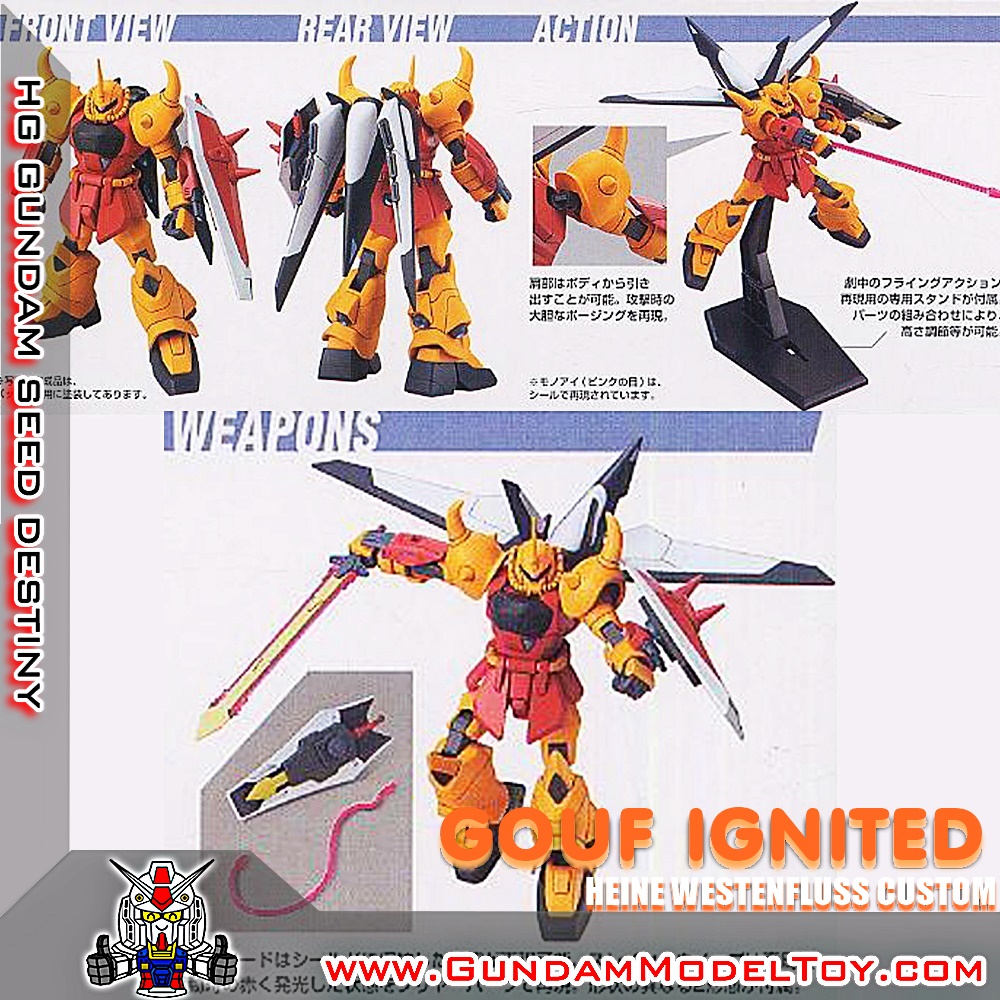 HGSEED 1/144 GOUF IGNITED [HEINE WESTENFLUSS CUSTOM] โกฟ อิกไนท [ไฮเน่ เวสเท่นฟลัส คัสตอม]