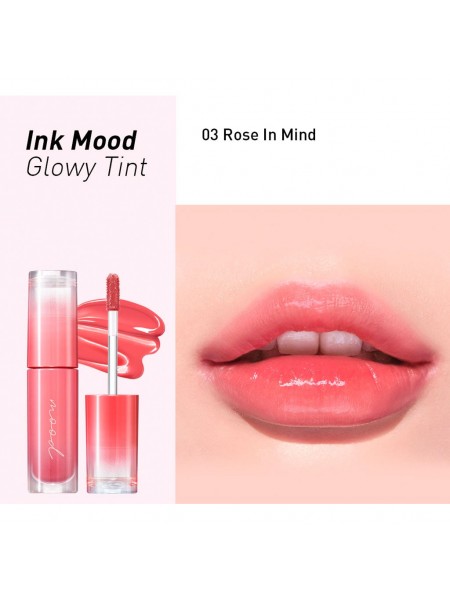 ลิปเพริเพร่า Peripera Lip Set (2pcs) Ink Mood Glowy Tint + Heart Lip Balm