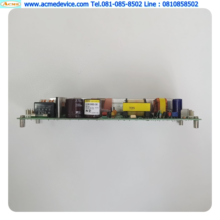 Power Supply Cosel รุ่น LCA100S-36,Output 36V, 3A, 100W, Power Input 100Vac, (ไม่มี connector)