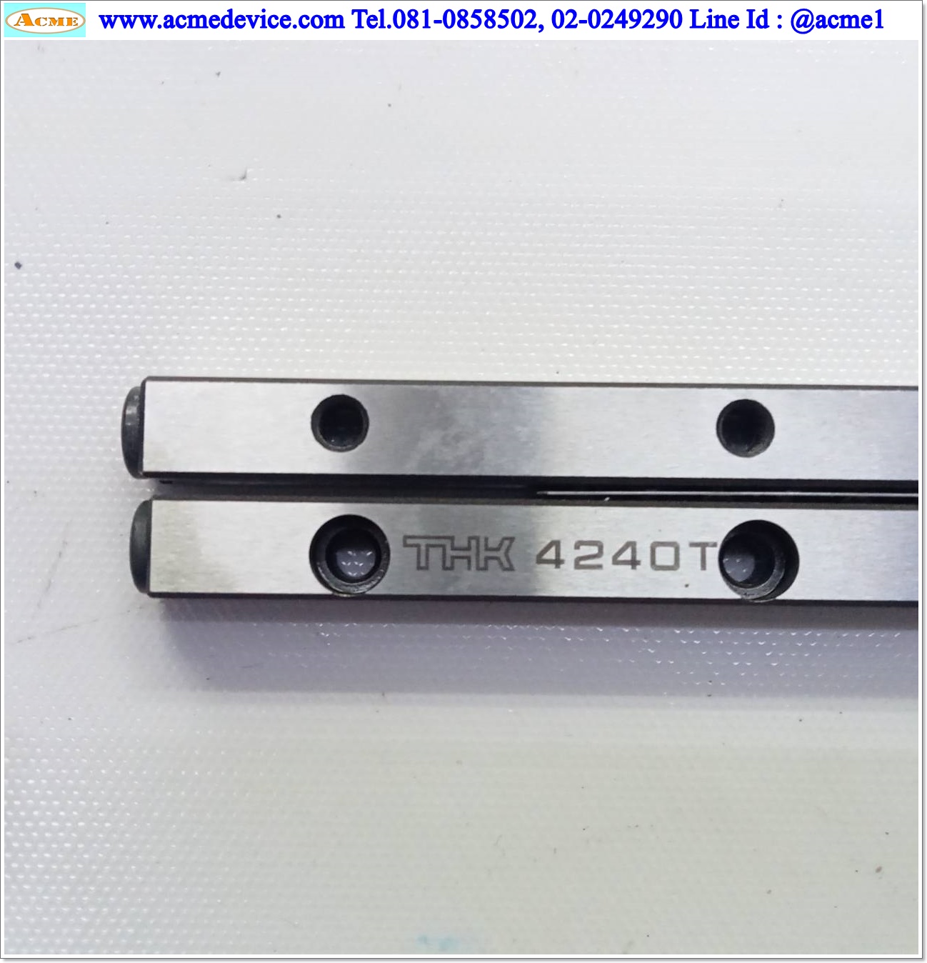 Cross-Roller Guide THK รุ่น VR4-240HX23Z, 4240T, ขนาด 22 x 240 mm. Stroke 154 mm.