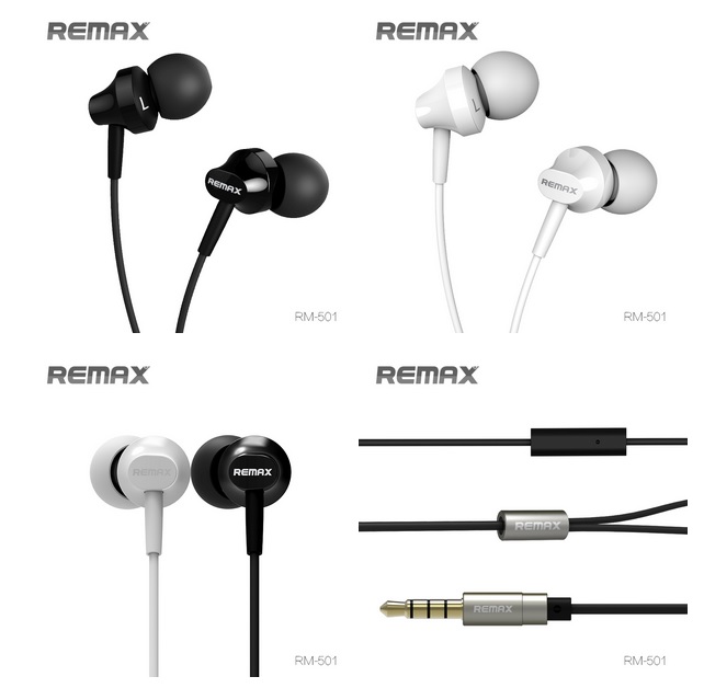 หูฟังสมอลทอล์ค REMAX แท้ 100% จุกซิลิโคน สีขาว