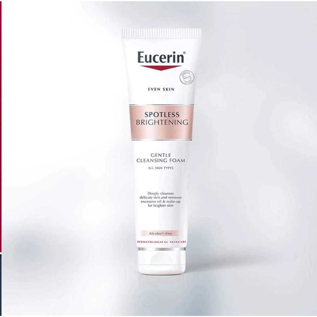 โฟมล้างหน้ายูเซอริน Eucerin Spotless Brightening Gentle Cleansing Foam Deepy Cleanses 150g