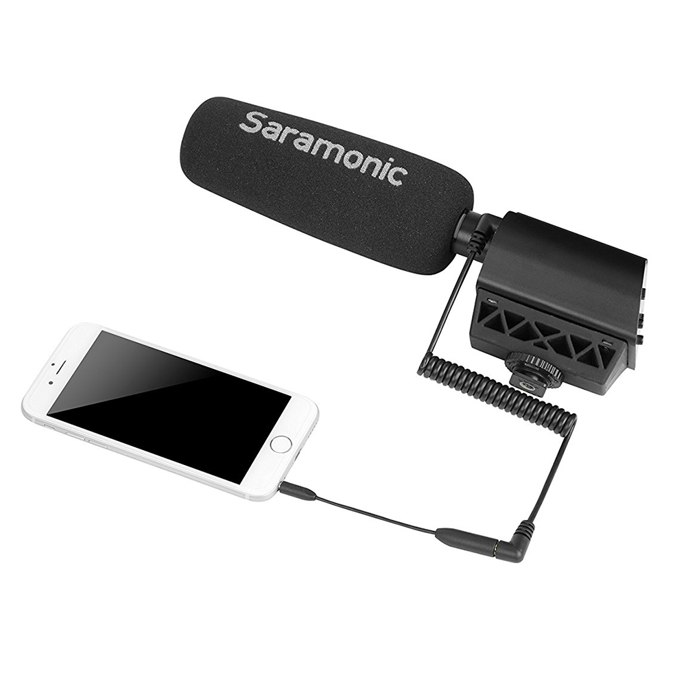 Saramonic SR-UC201 3.5mm Female TRS Microphone Adapter Cable to 3.5mm Male TRRS for iPhone, iPad, and Android Smartphones and Tablets รับประกันศูนย์ไทย 1 ปี