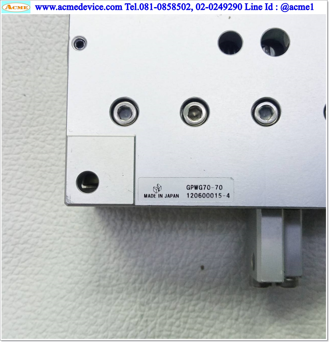 Linear Stage Misumi รุ่น GPWG70-70, 70 x 70 mm.