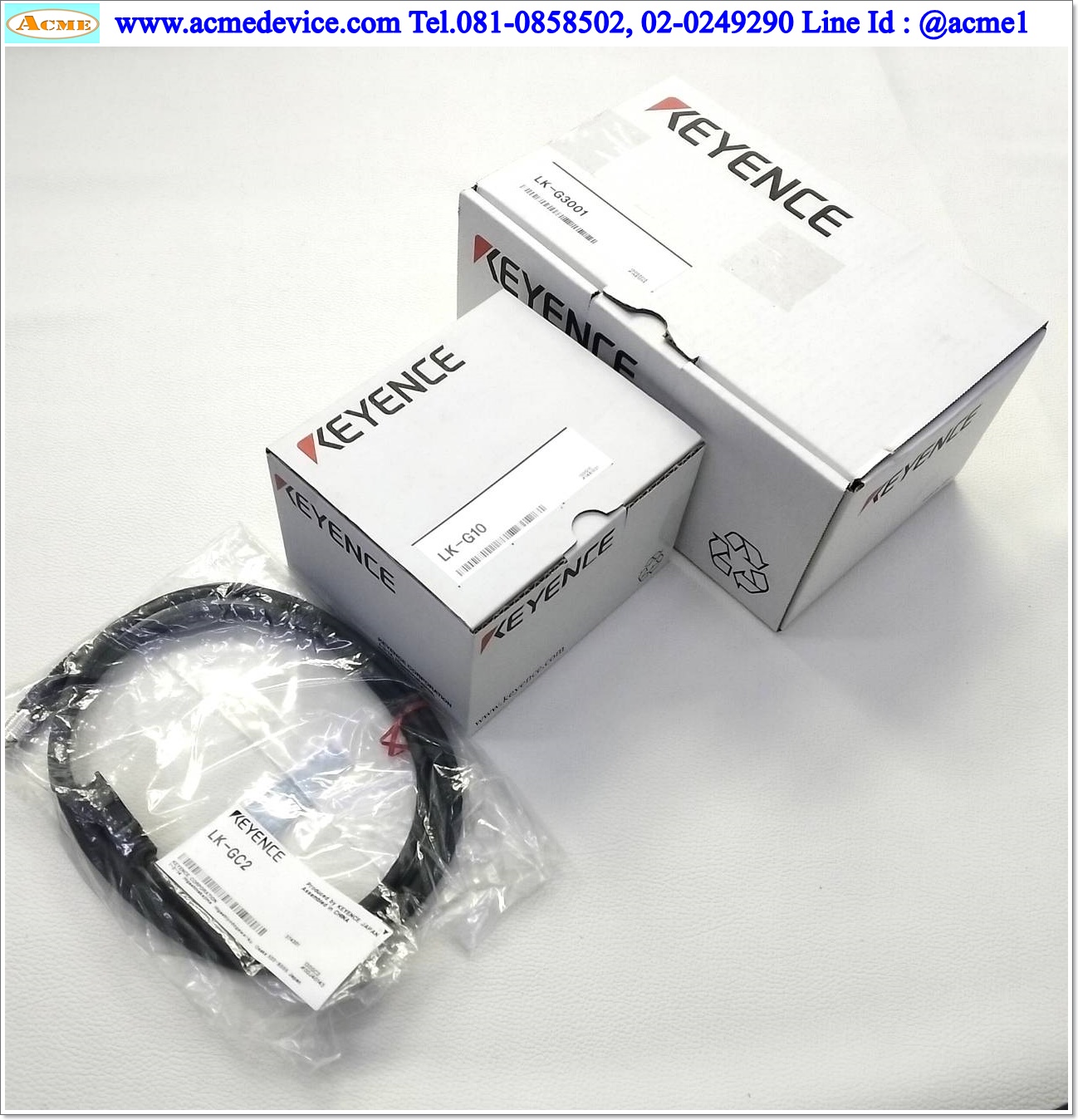 Laser Controller Keyence รุ่น LK-G3001 & LK-G10 & LK-GC2, ระยะ 10 mm., NPN