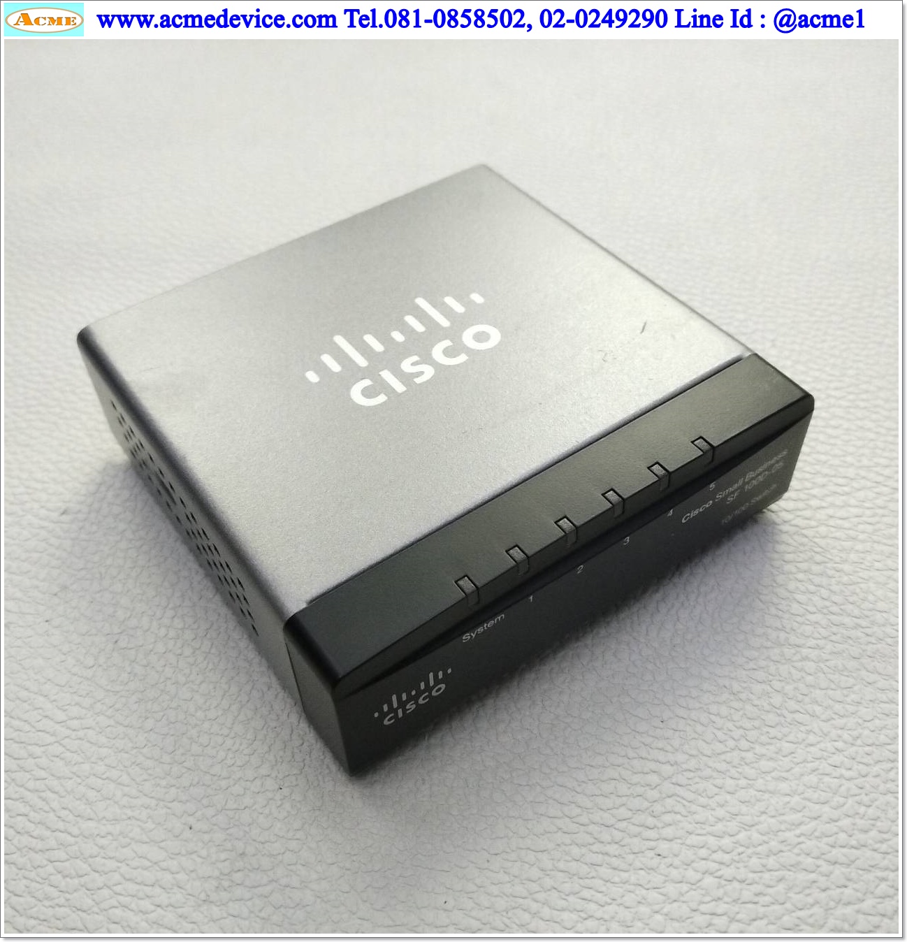 Industrial Hub Cisco รุ่น SF100D-05, 5-Port 10/100 Switch