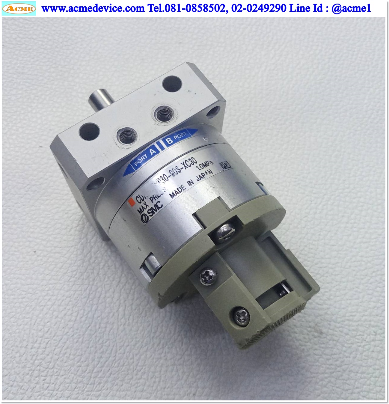 Rotary Actuator SMC รุ่น CDRBU2WP30-90S-XC30, 90 องศา