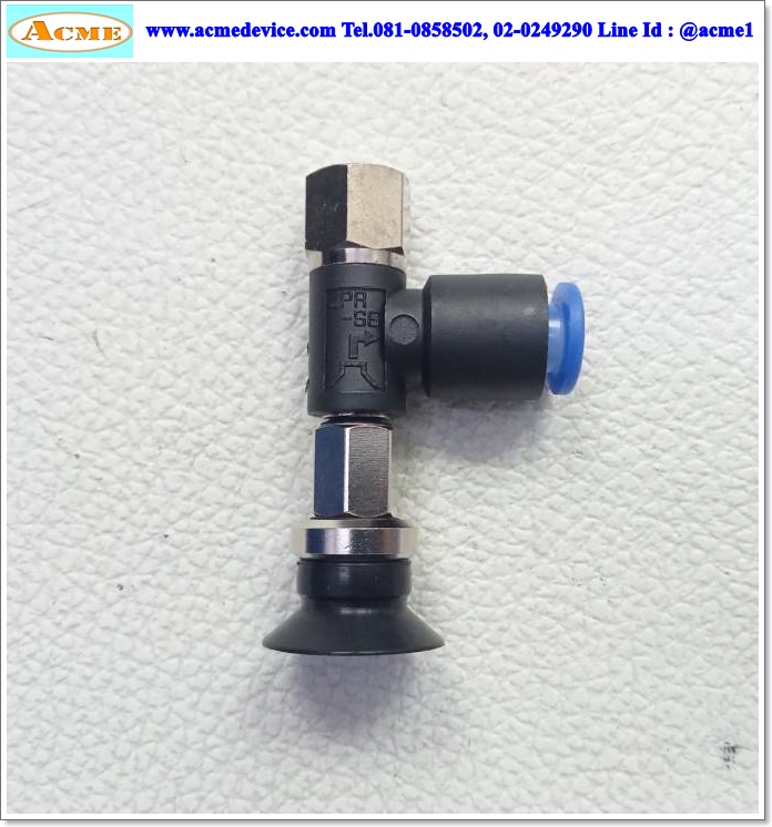 Vacuum Pad รุ่น ZPR16UN-06-B5, Pad dia 16mm, Port size 6mm