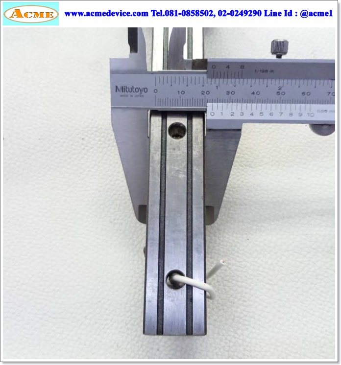 Linear Block and Rail Hiwin รุ่น LGR20RC, รางสไลด์ขนาด 23 mm x 530 mm.