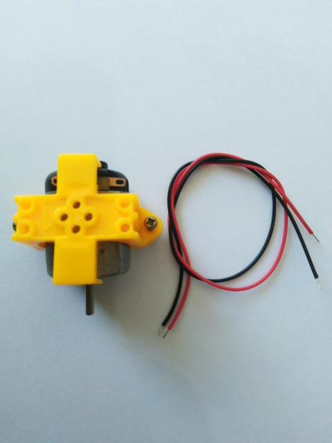 มอเตอร์ของเล่นพร้อมสายไฟและชุดล็อก