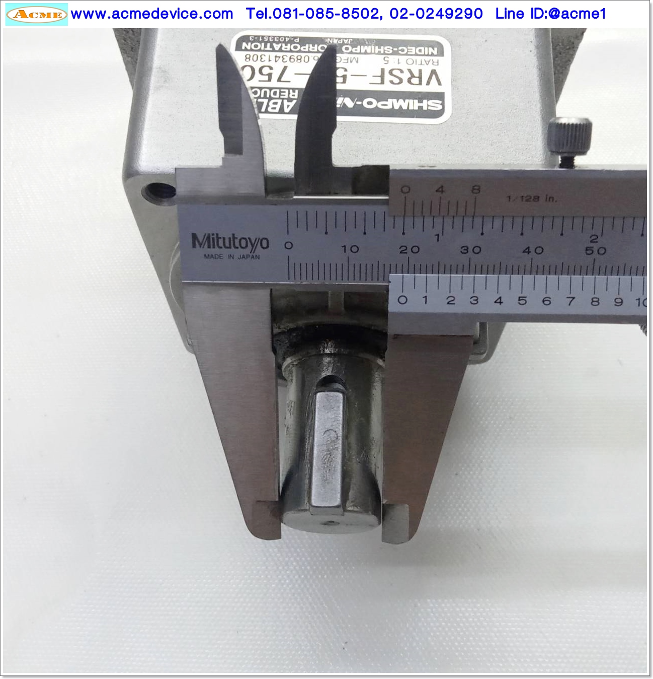 Gear Head Nidec Shimpo รุ่น VRSF-5C-750, Ratio 5:1, (เพลาเข้า 19 mm., ออก 19 mm.), for 750w