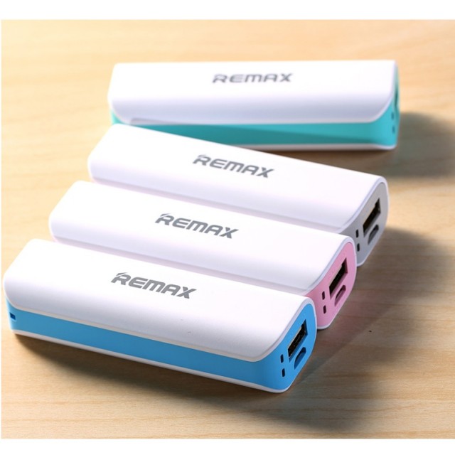 PowerBank REMAX แท้ 2600mAh สีเขียววินเทจ