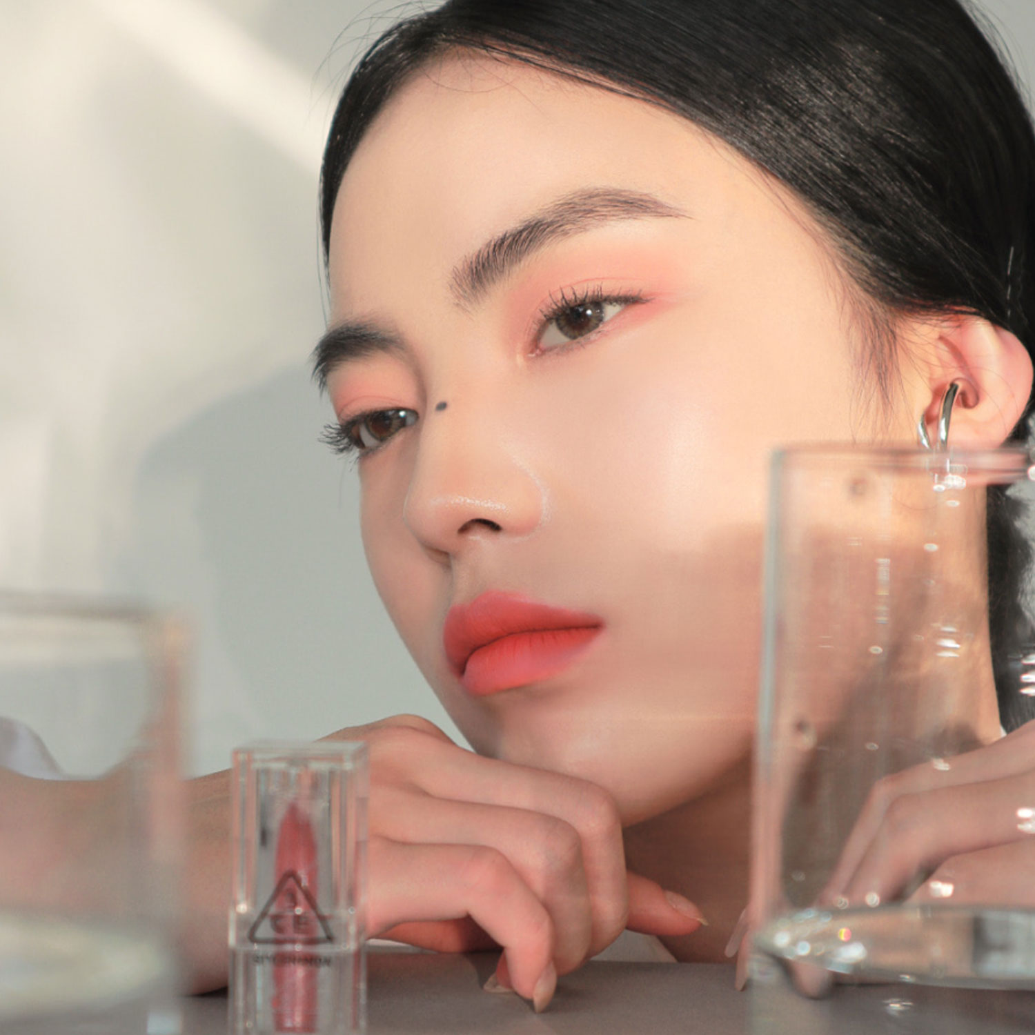 ลิปเนื้อแมท 3CE Soft Matte Lip Stick สี Smoke Pink