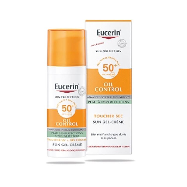 ครีมกันแดดยูเซอริน Eucerin Sun Protection SPF50++ Sun Dry Touch Acne Oil Control Ultra Light 50ml