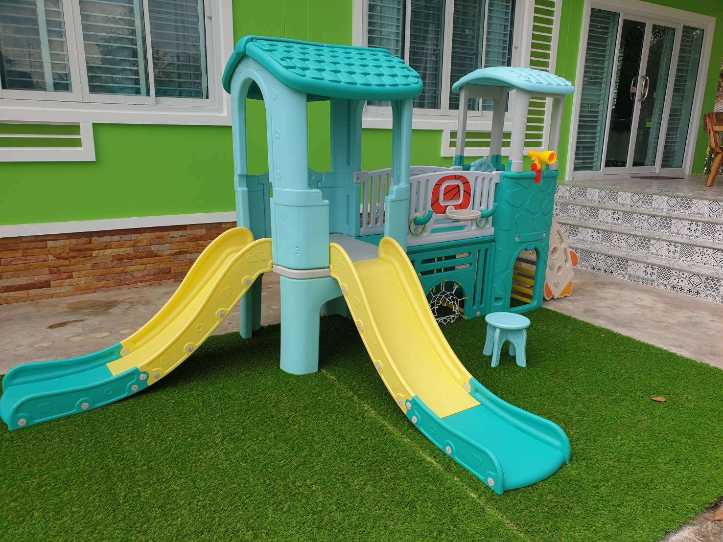 บ้านน้อยบันไดจรวด 2 ทาง บ้านน้อย บ้านจำลอง