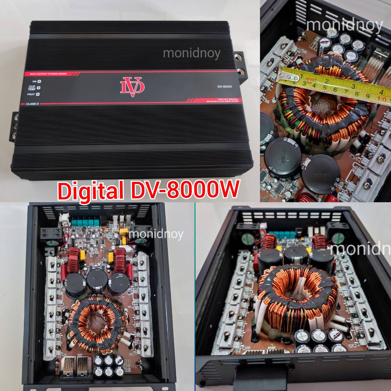 Digital Brazil DV-8000W รุ่นนี้แรงจริง แอมฟลูเร้น 10Hz-20KHz