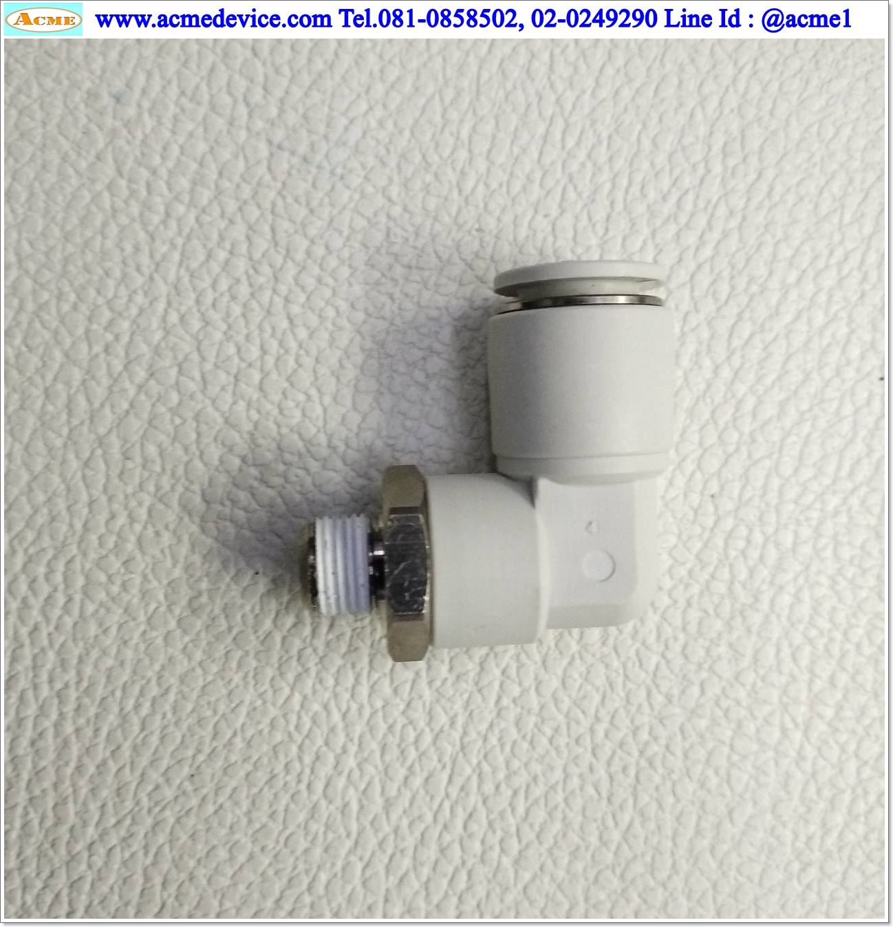 Fitting CKD รุ่น GWL10-6, 1/8, ท่อลม 10mm.