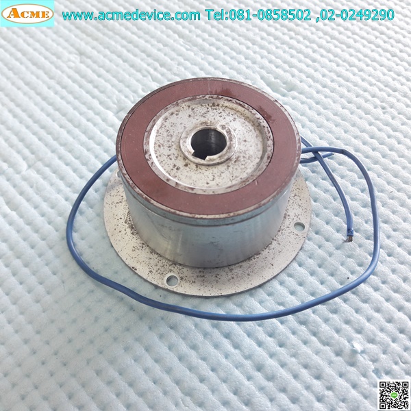 ครัชเบรค เข้า 10 mm., ออก 26 mm., กว้าง 67 mm., หนา 30 mm., 24 V.