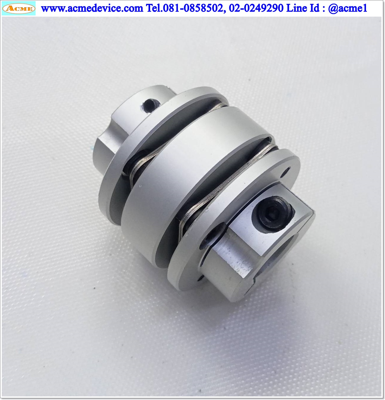 Coupling ขนาด ID 9/15mm, OD 44mm, L 50mm, Disc Coupling