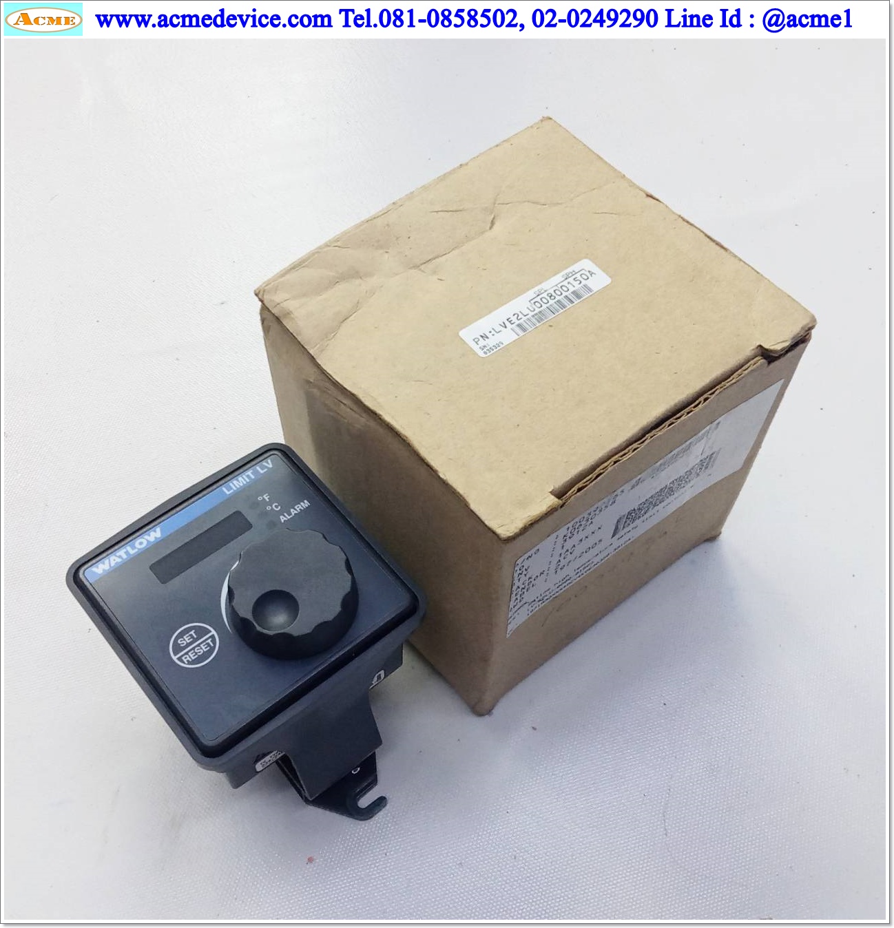 Tempereture Controller Watlow รุ่น LVE2LU00800150A, 230 to 240Vac, type K
