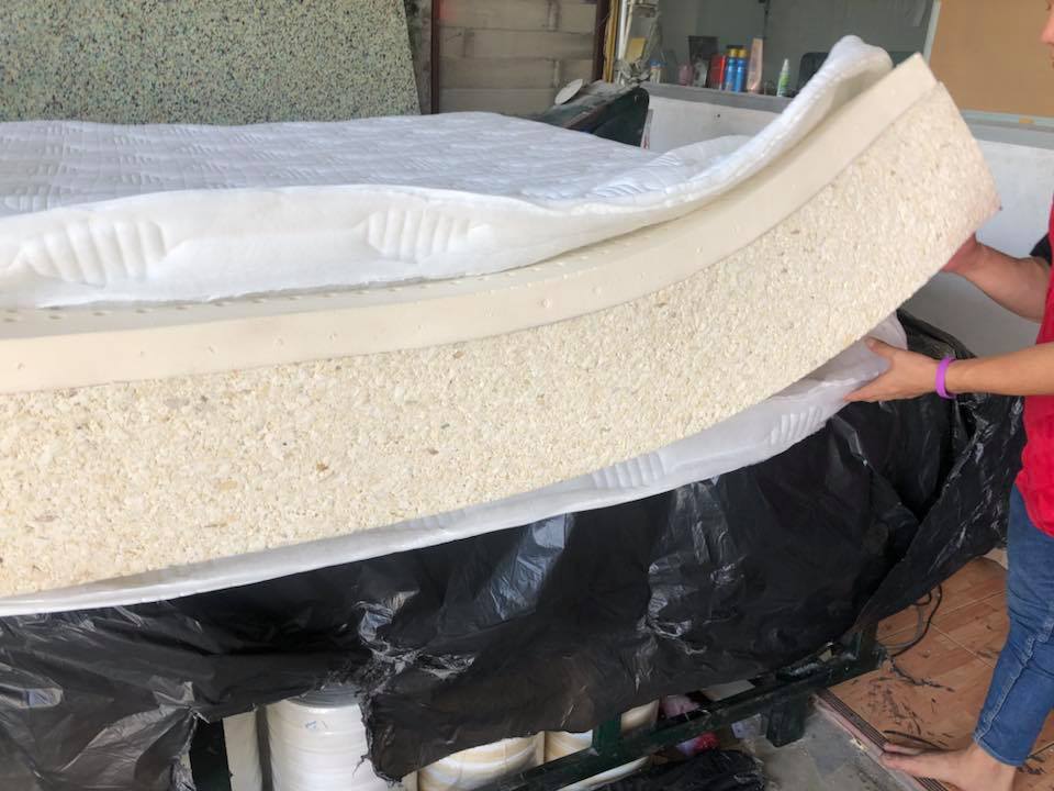 ที่นอนยางพาราอัดเสริมโฟมยางแท้