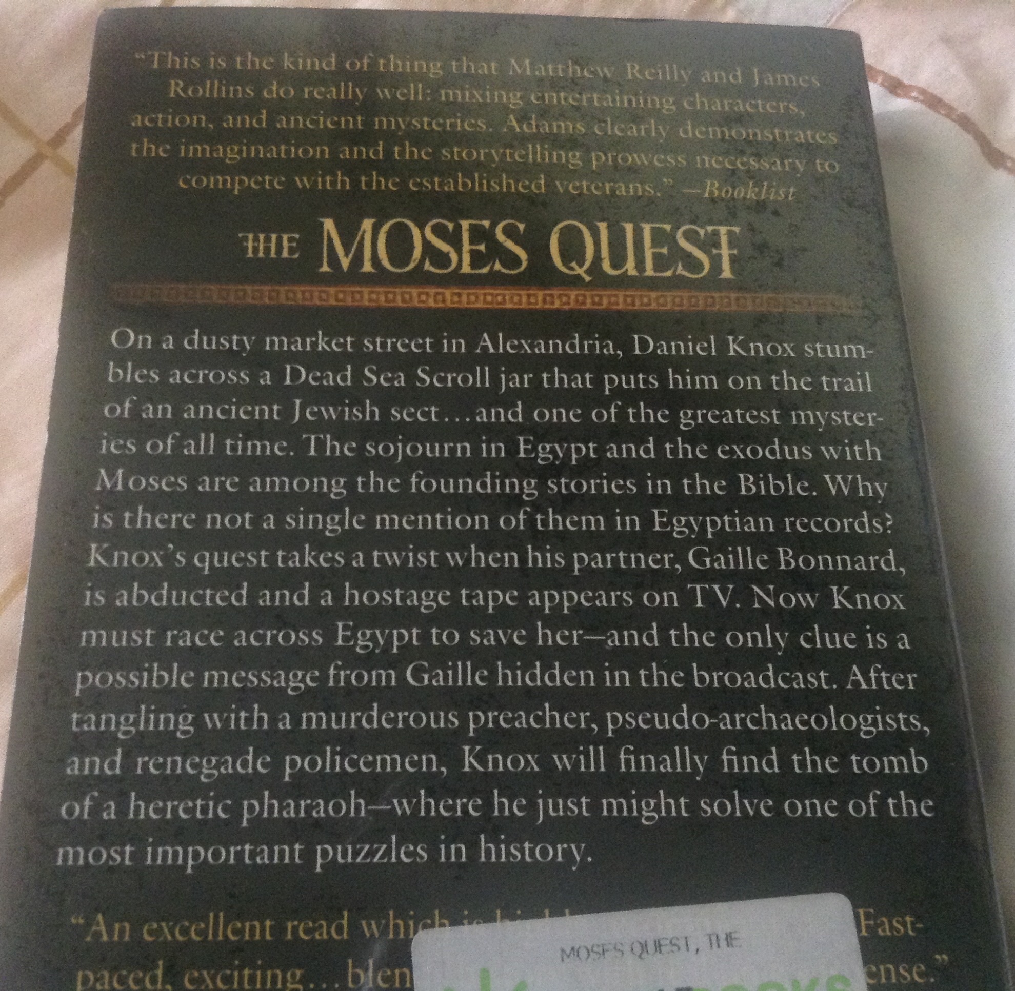 the moses quest will adams ราคา 250