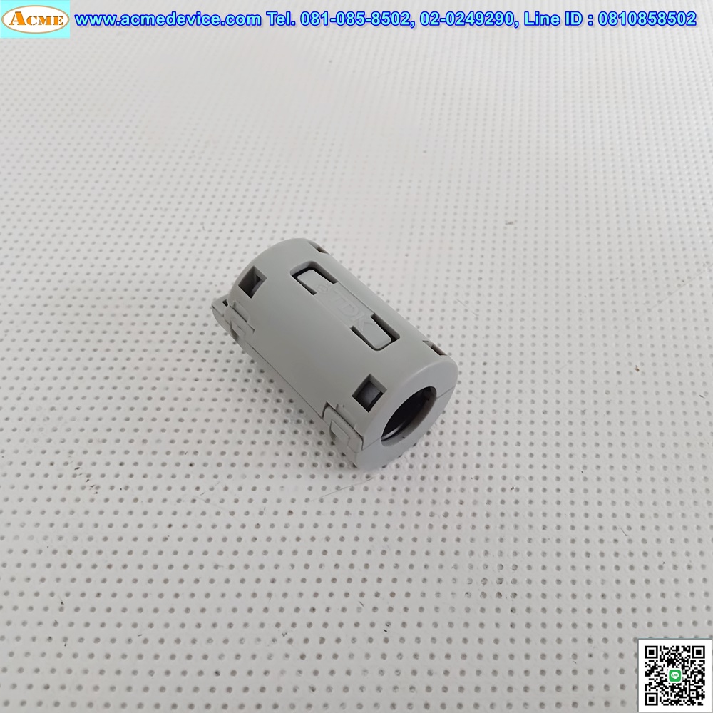 Ferrite Clamp, แกนเฟอร์ไรต์แบบข้อรัด TDK รุ่น ZCAT2132-1130, Dia.11 mm. (มือสอง)