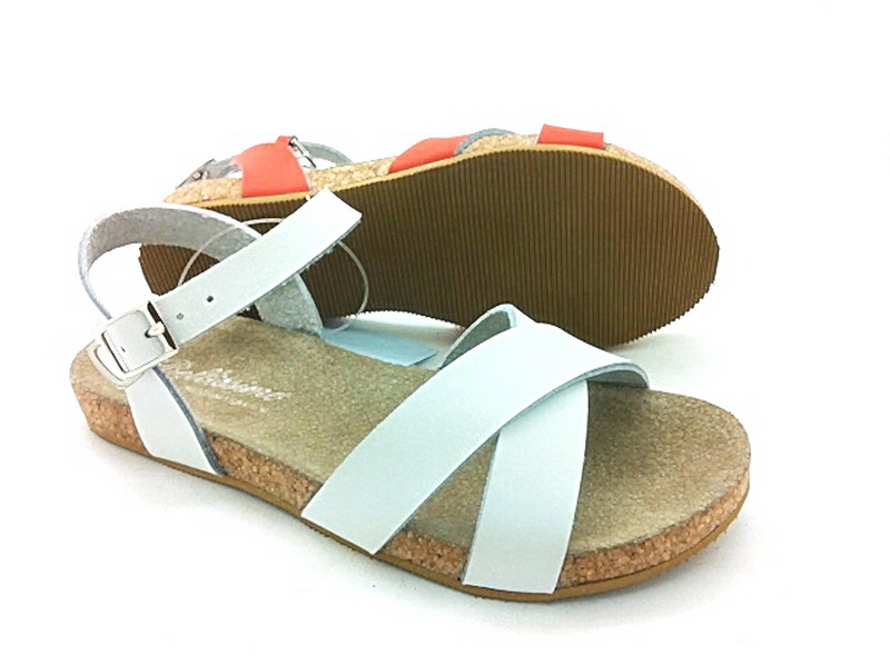 Cork sole leather sandal (kids)