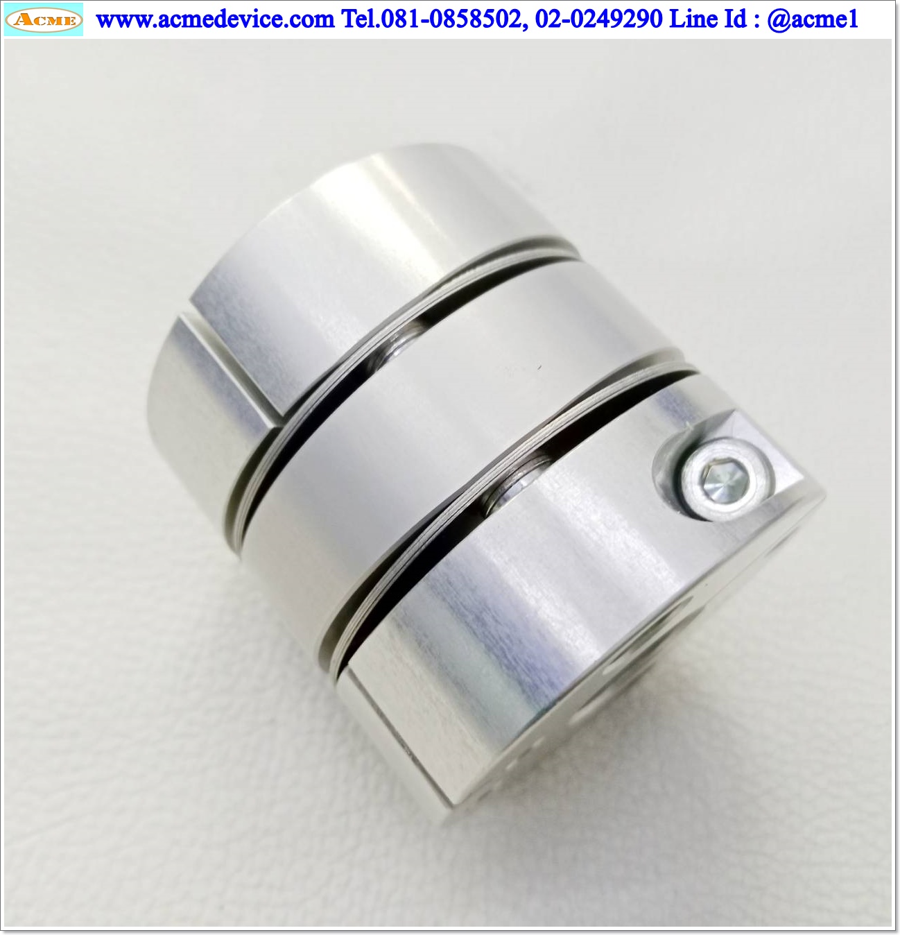 Coupling ขนาด ID 17/19mm, OD 55mm, L 55mm