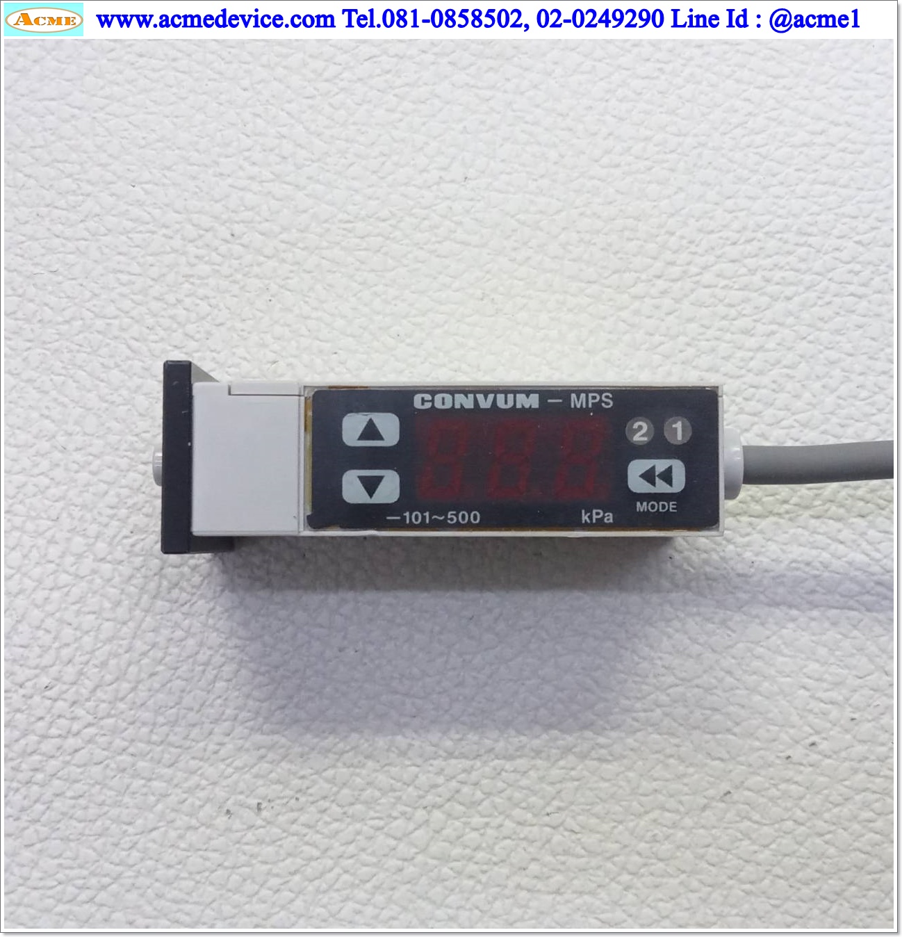Vacuum/pressure Sensor รุ่น MPS-R2C-G-M, DC10.8-30V, -101 to 500 kPa
