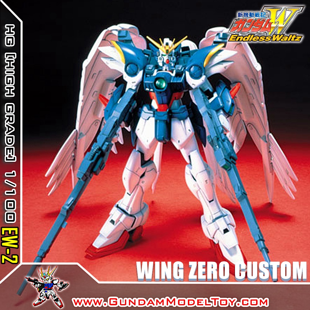 BANDAI HG 1/100 WING GUNDAM ZERO CUSTOM วิง กันดั้ม ซีโร่ คัสตอม โมเดล กันดั้ม กันพลา PS TOYLAND